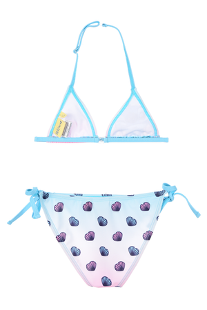 Costume da Bagno DISNEY Stitch 2 Pezzi Bikini Mare Top e Slip Bambina - Ez18232azzurro