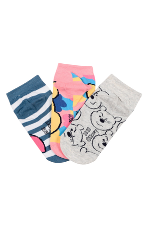 Calzini Winnie the Pooh DISNEY in Misto Cotone 3 Paia Assortiti Adulto 36/41 - Ez39002/2