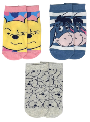 Calzini Winnie the Pooh DISNEY in Misto Cotone 3 Paia Assortiti Adulto 36/41 - Ez39002/2