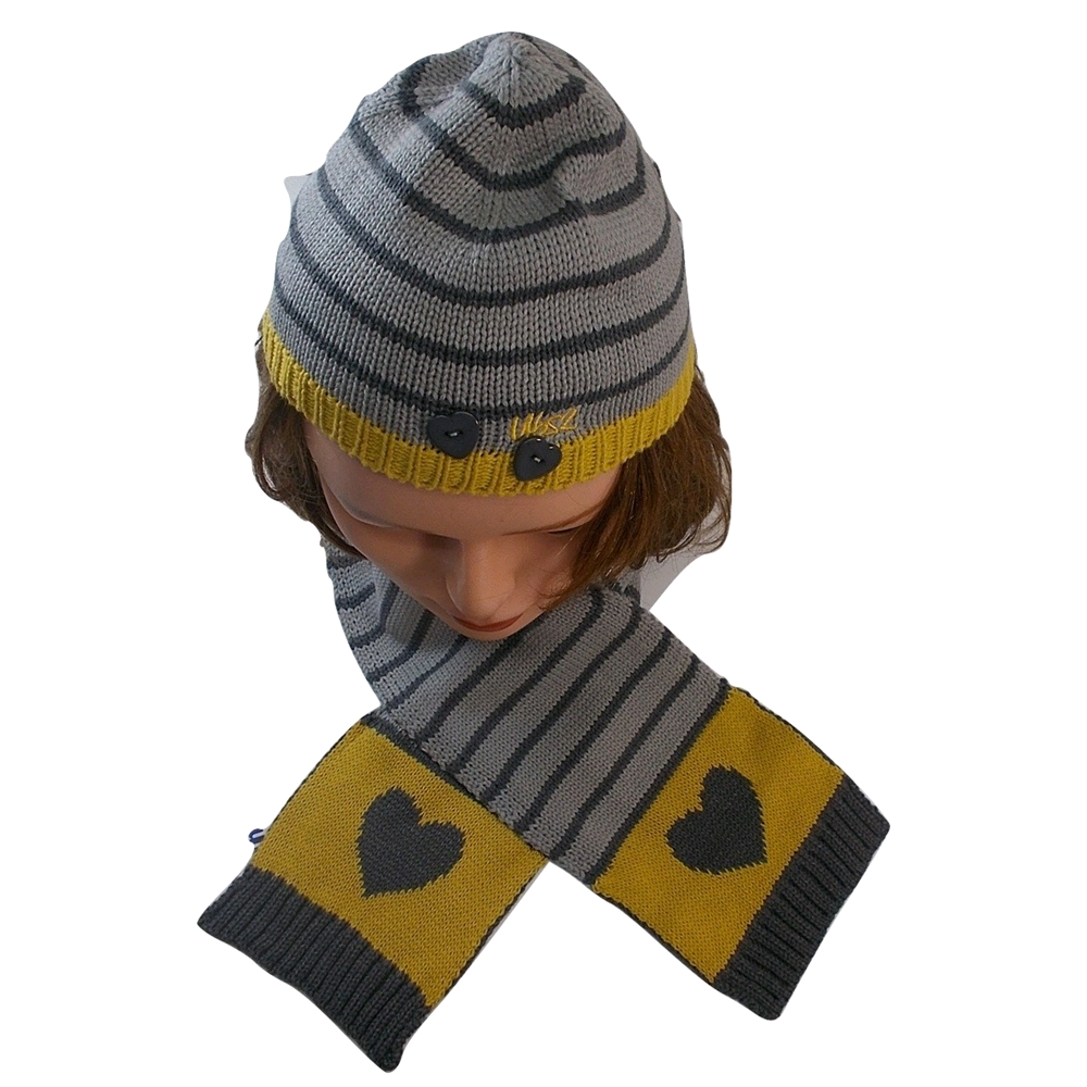 Cappello con Sciarpa Ubs2 Bambina Neonata 3/24 Mesi - 6404