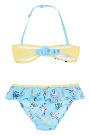 Costume da Bagno Minnie DISNEY 2 Pezzi Bikini Mare Top e Slip Bambina - Ez18102celeste