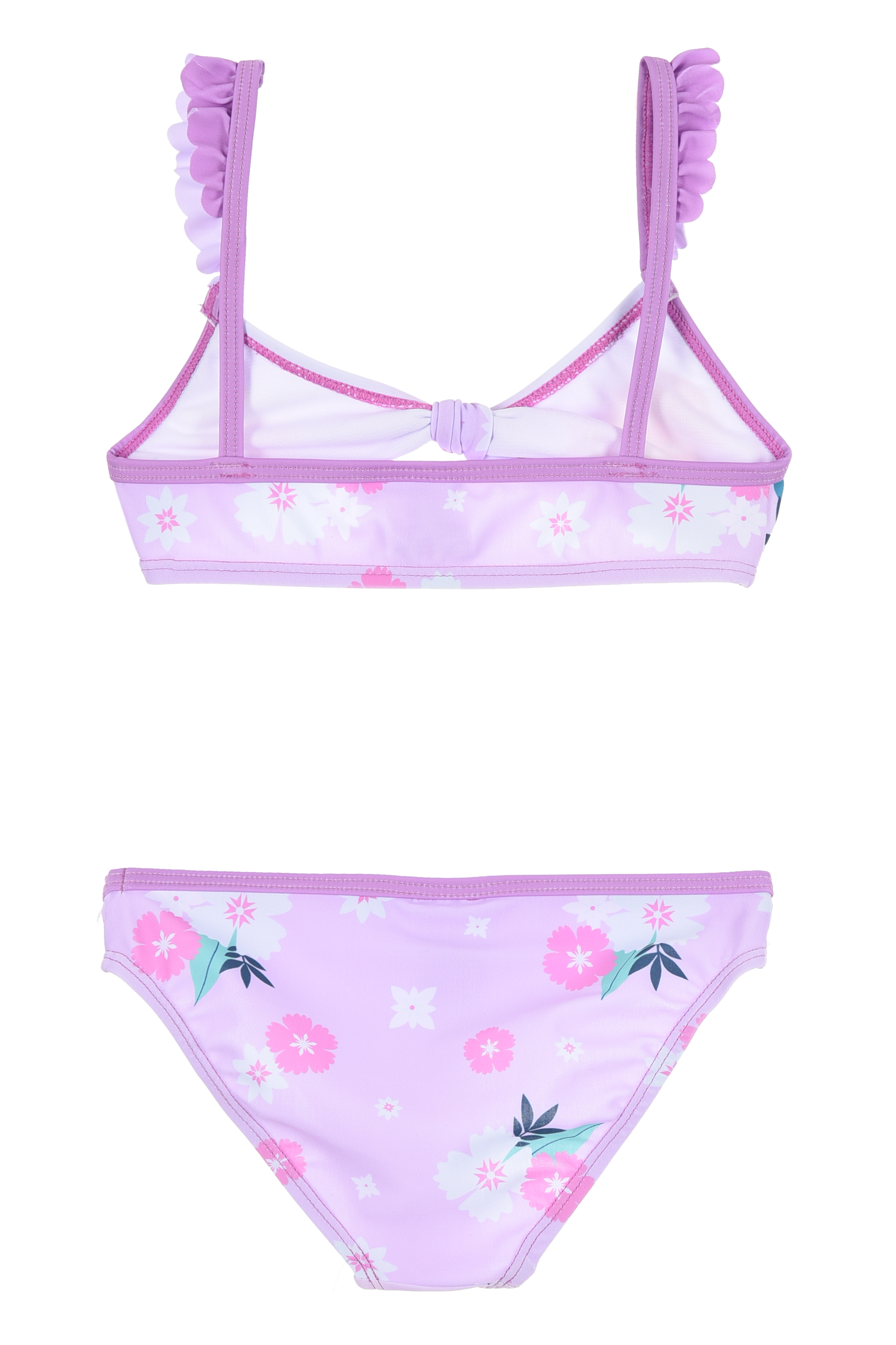 Costume da Bagno Frozen DISNEY 2 Pezzi Bikini Mare Top e Slip Bambina -Ez18055viola