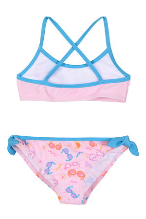 Costume da Bagno Barbie Mattel 2 Pezzi Bikini Mare Top e Slip Bambina - Ez18019rosa