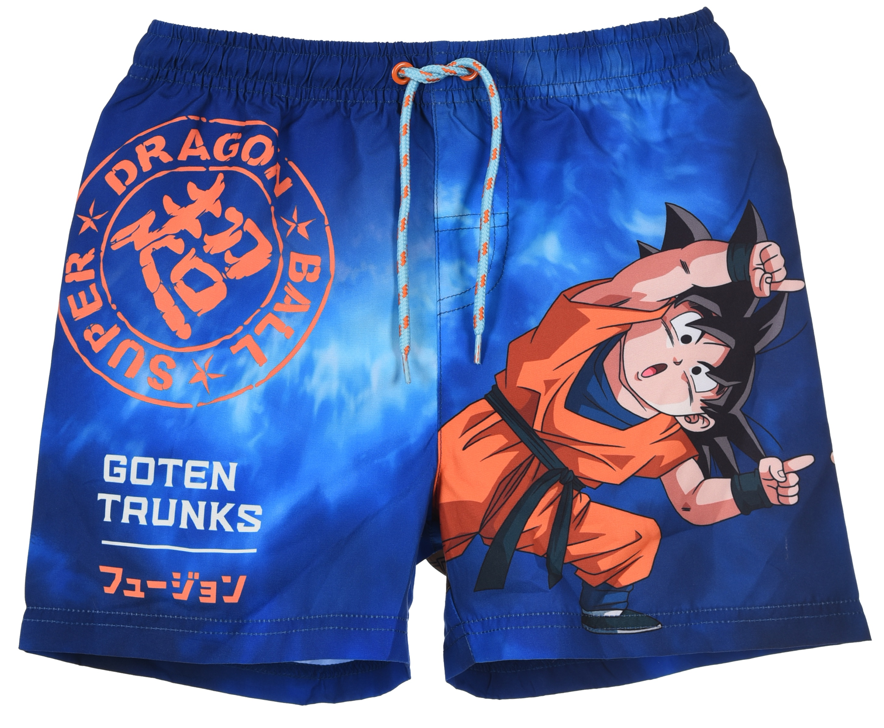 Costume da Bagno Dragon Ball Super Modello Pantaloncini Mare Bermuda Bambini - Ez18119blu