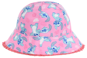 Cappello Stitch DISNEY Berretto Modello Alla Pescatora Bucket Bambina - Ez45001fucsia