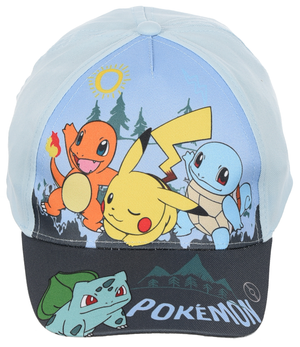 Cappello Pikachu Pokémon con Visiera Berretto Estivo Regolabile Bambino - Ez40006celeste