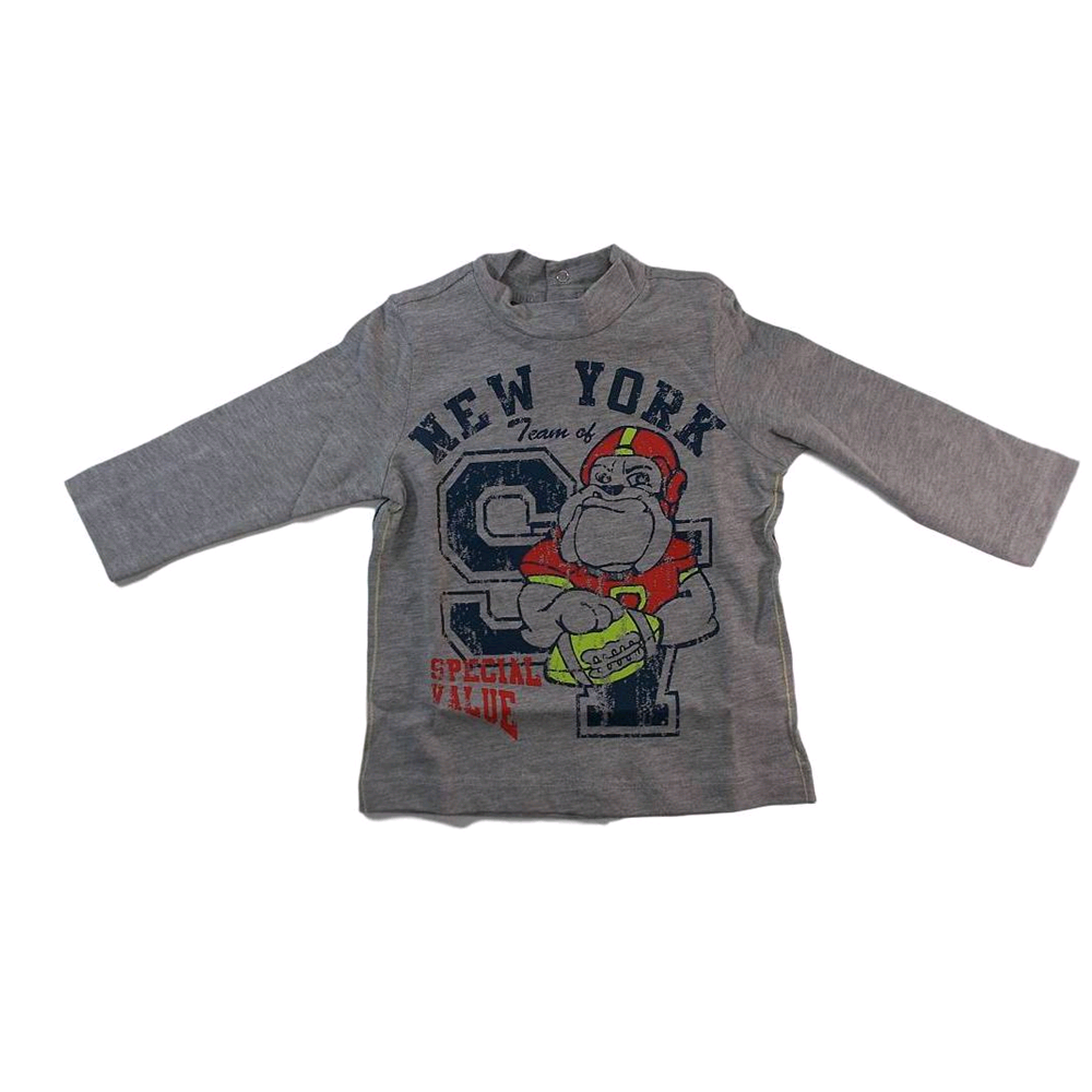 T-Shirt Bambino Neonato Mauli Taglie 6/36 Mesi - 94052 Grigio