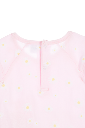 Pagliaccetto Stitch DISNEY Body Smanicato 100% Cotone Neonata - Ez00001rosa