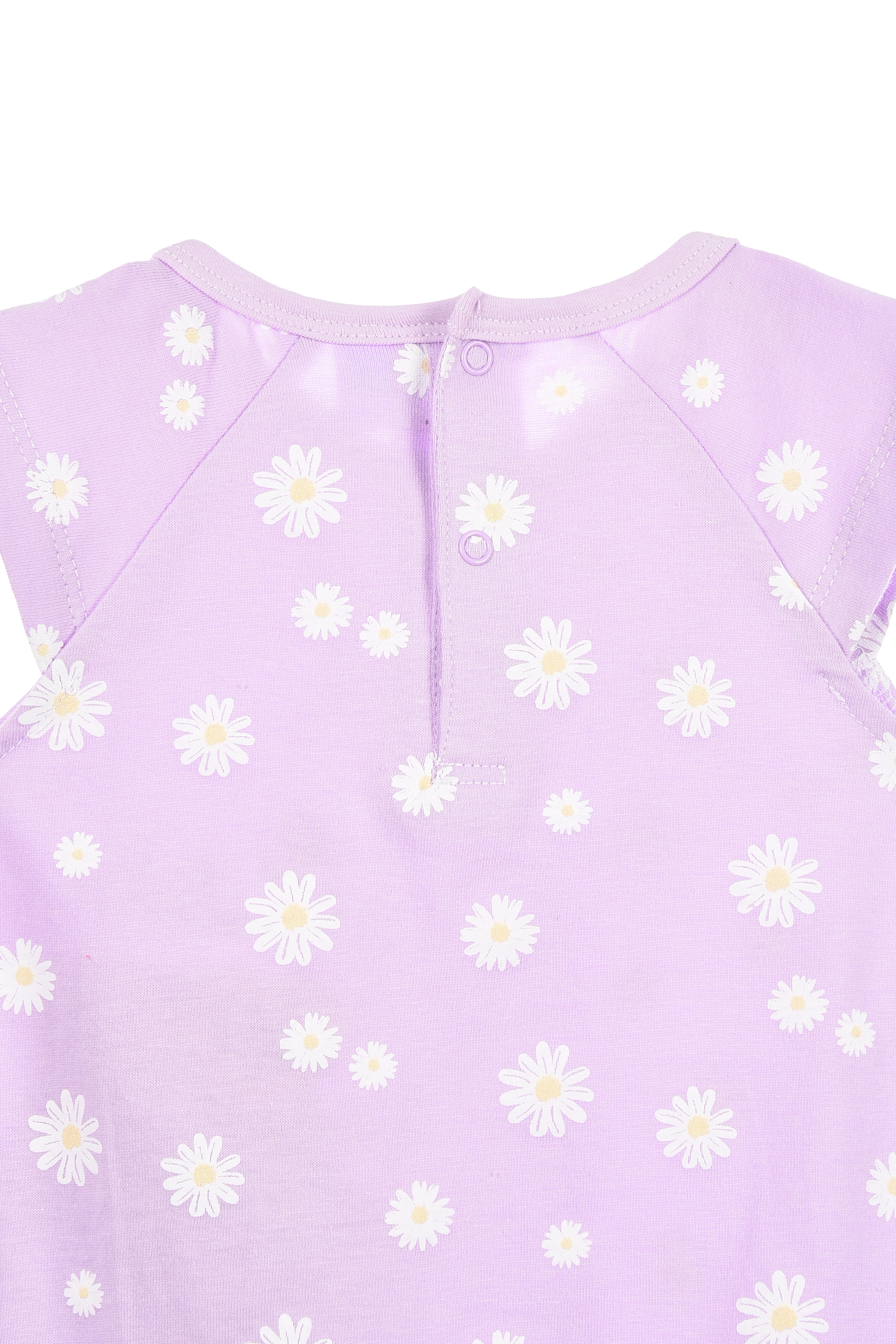 Pagliaccetto Stitch DISNEY Body Smanicato 100% Cotone Neonata - Ez00001lilla