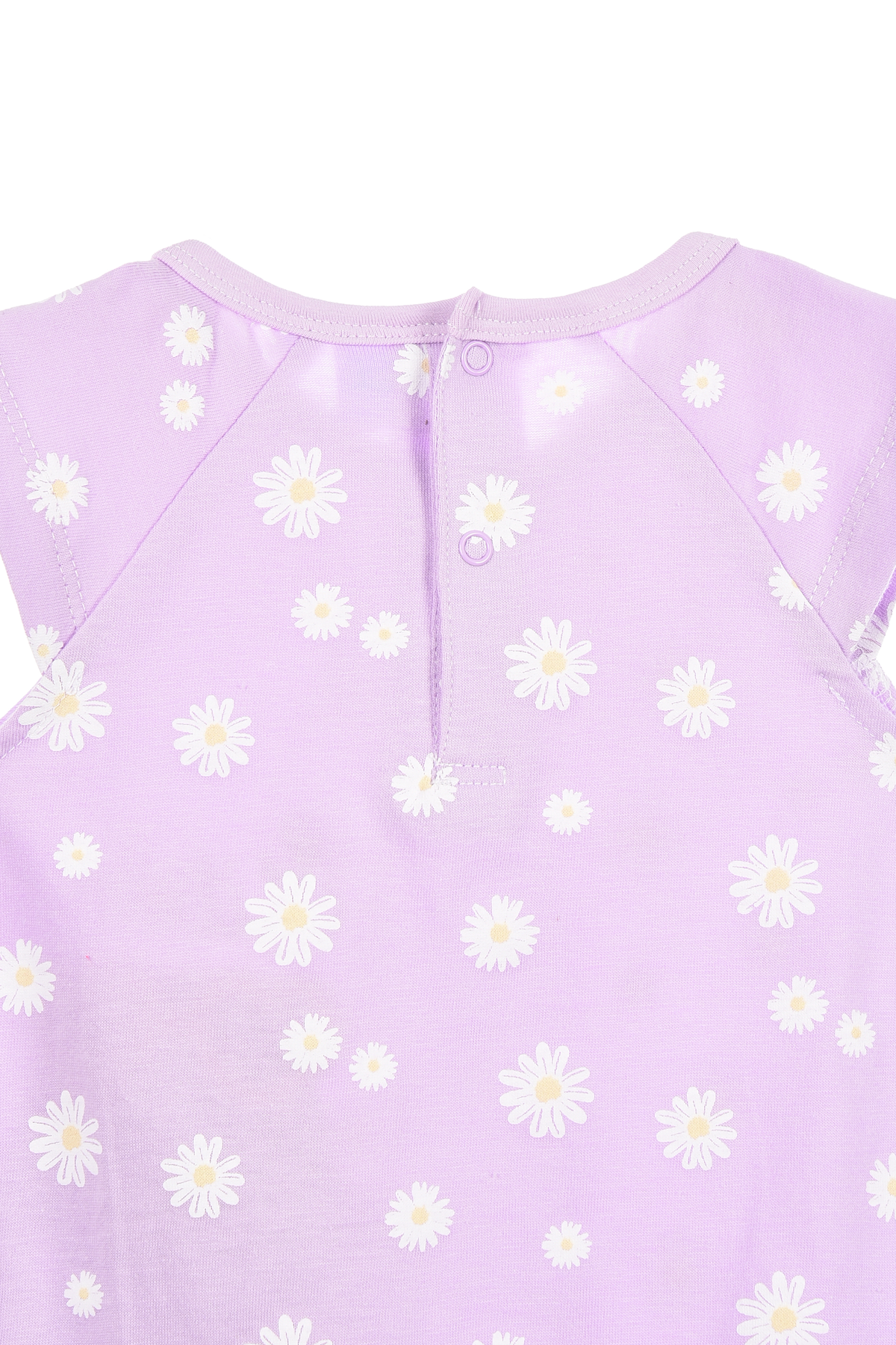 Pagliaccetto Stitch DISNEY Body Smanicato 100% Cotone Neonata - Ez00001lilla