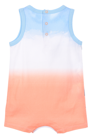 Pagliaccetto Topolino DISNEY Body Smanicato 100% Cotone Neonato - Ez00010arancio