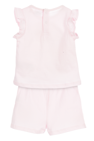 Completo Hello Kitty Sanrio 2 Pezzi Canotta e Shorts in Cotone Neonata - Ez00017rosa