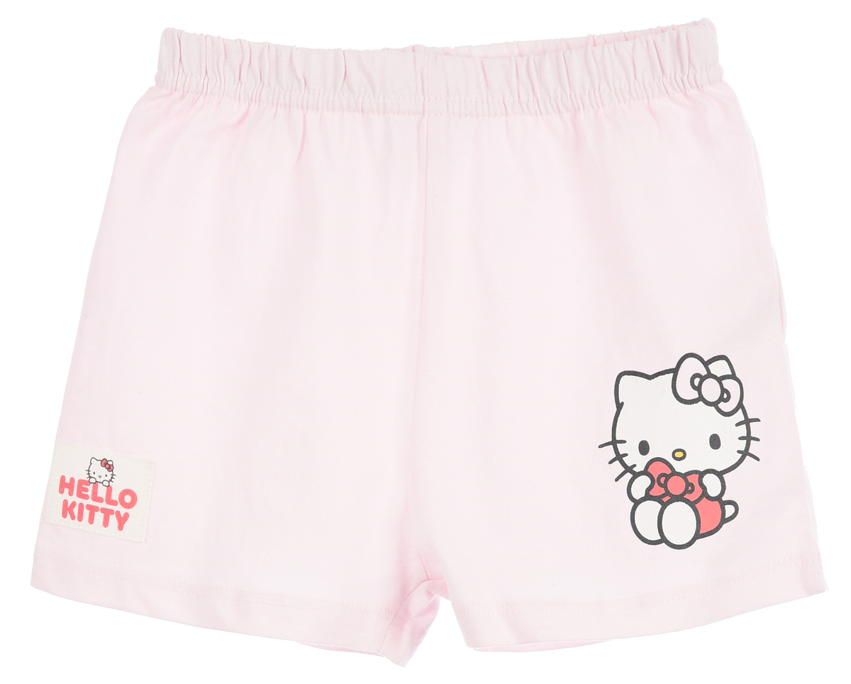 Completo Hello Kitty Sanrio 2 Pezzi Canotta e Shorts in Cotone Neonata - Ez00017rosa