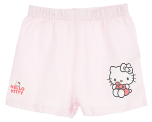 Completo Hello Kitty Sanrio 2 Pezzi Canotta e Shorts in Cotone Neonata - Ez00017rosa