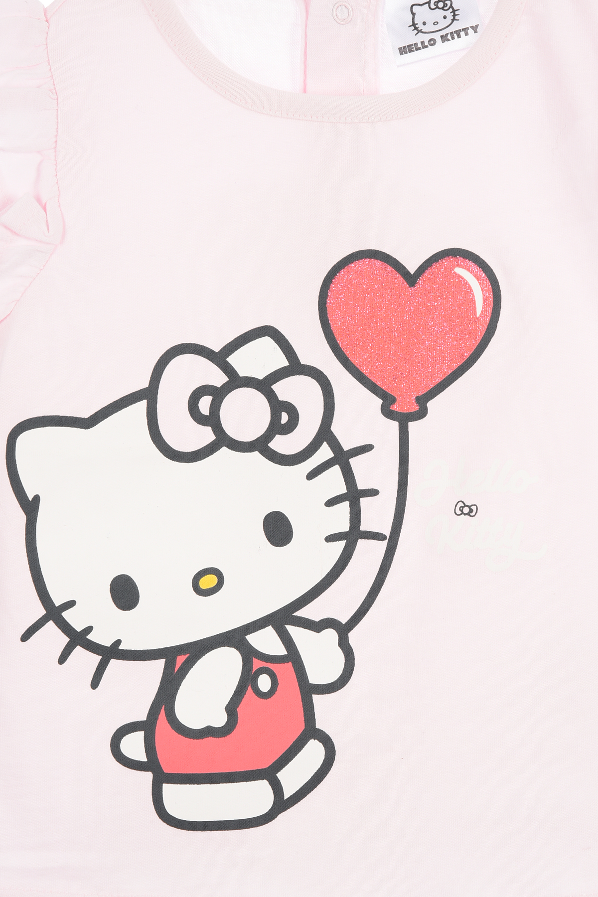 Completo Hello Kitty Sanrio 2 Pezzi Canotta e Shorts in Cotone Neonata - Ez00017rosa