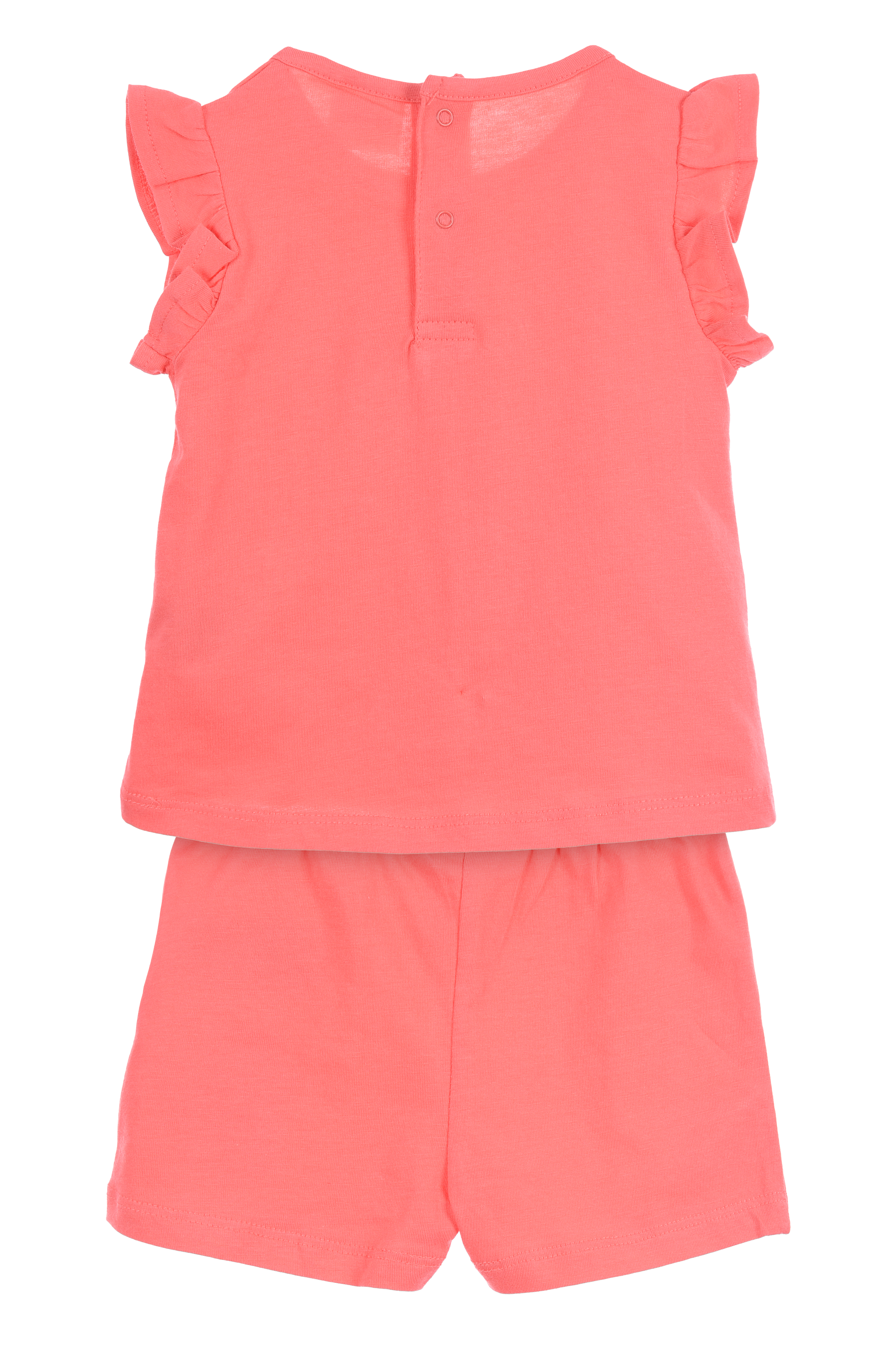 Completo Hello Kitty Sanrio 2 Pezzi Canotta e Shorts in Cotone Neonata - Ez00017rosso