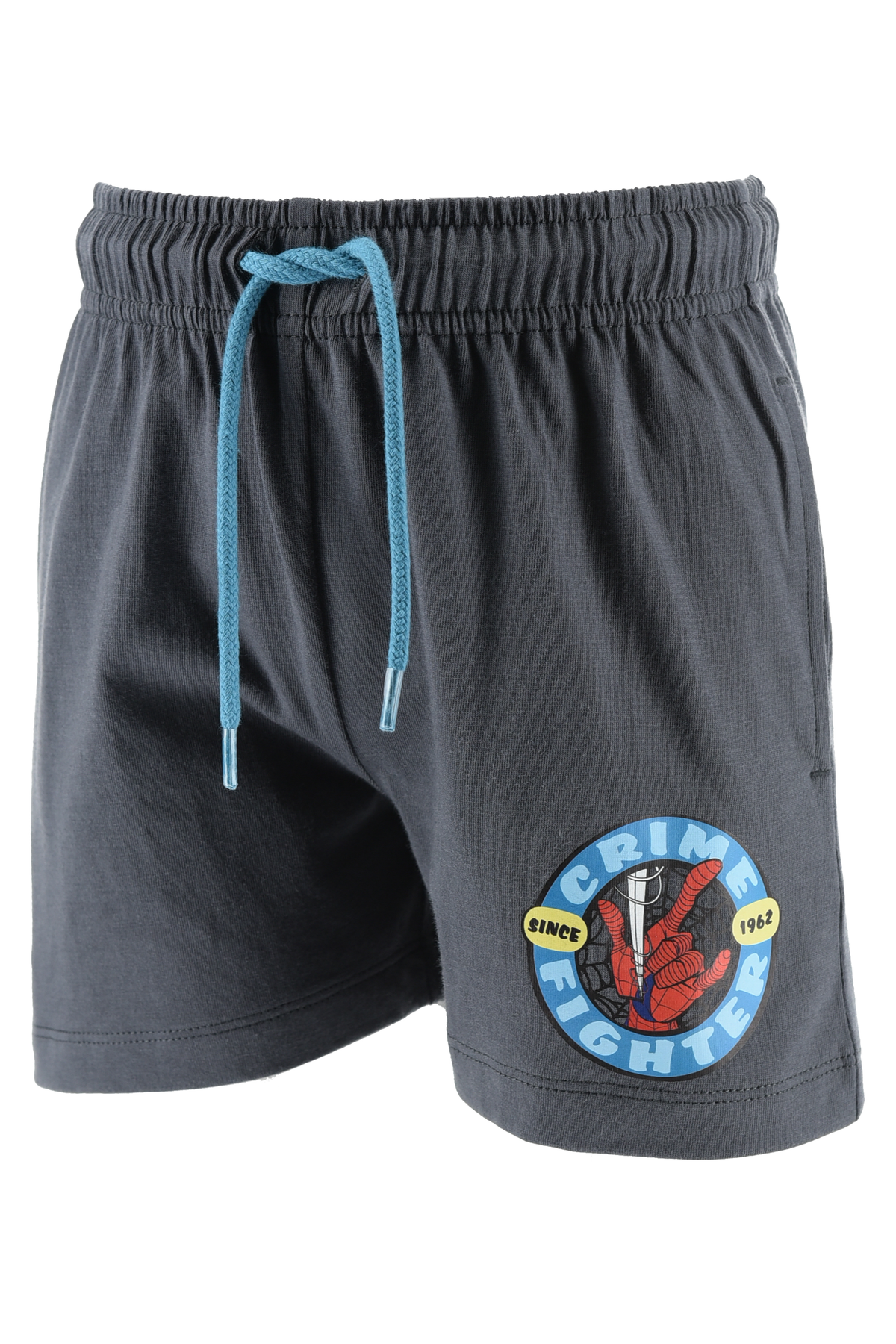 Completo Spiderman MARVEL 2 Pezzi T-Shirt e Bermuda in Cotone Bambino - Ez10132turchese