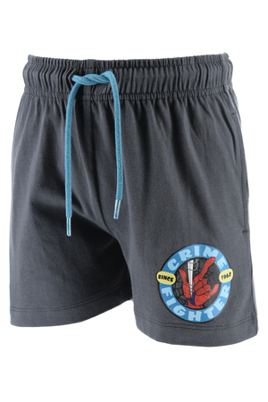 Completo Spiderman MARVEL 2 Pezzi T-Shirt e Bermuda in Cotone Bambino - Ez10132turchese