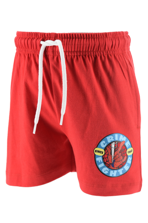 Completo Spiderman MARVEL 2 Pezzi T-Shirt e Bermuda in Cotone Bambino - Ez10132bianco