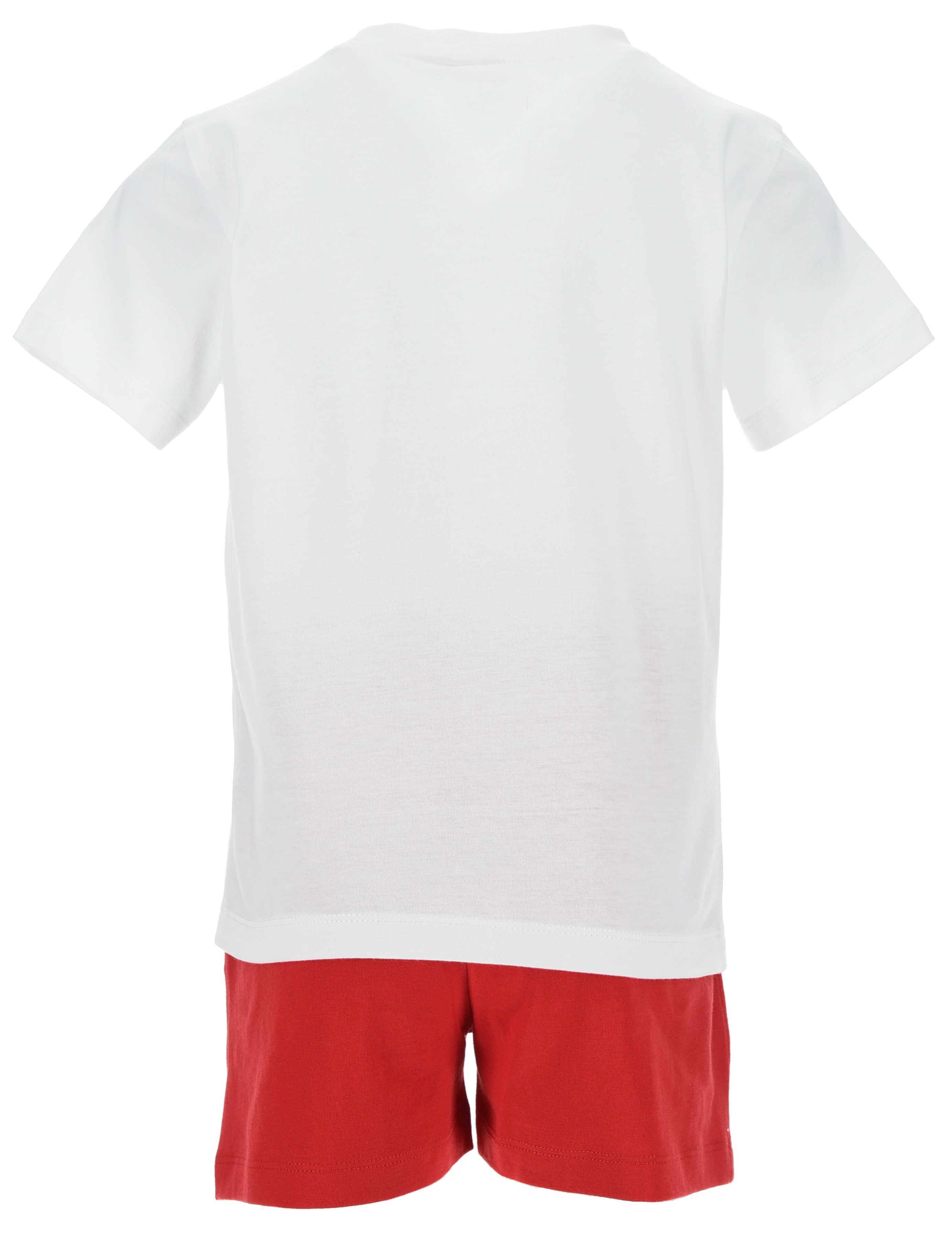 Completo Spiderman MARVEL 2 Pezzi T-Shirt e Bermuda in Cotone Bambino - Ez10132bianco