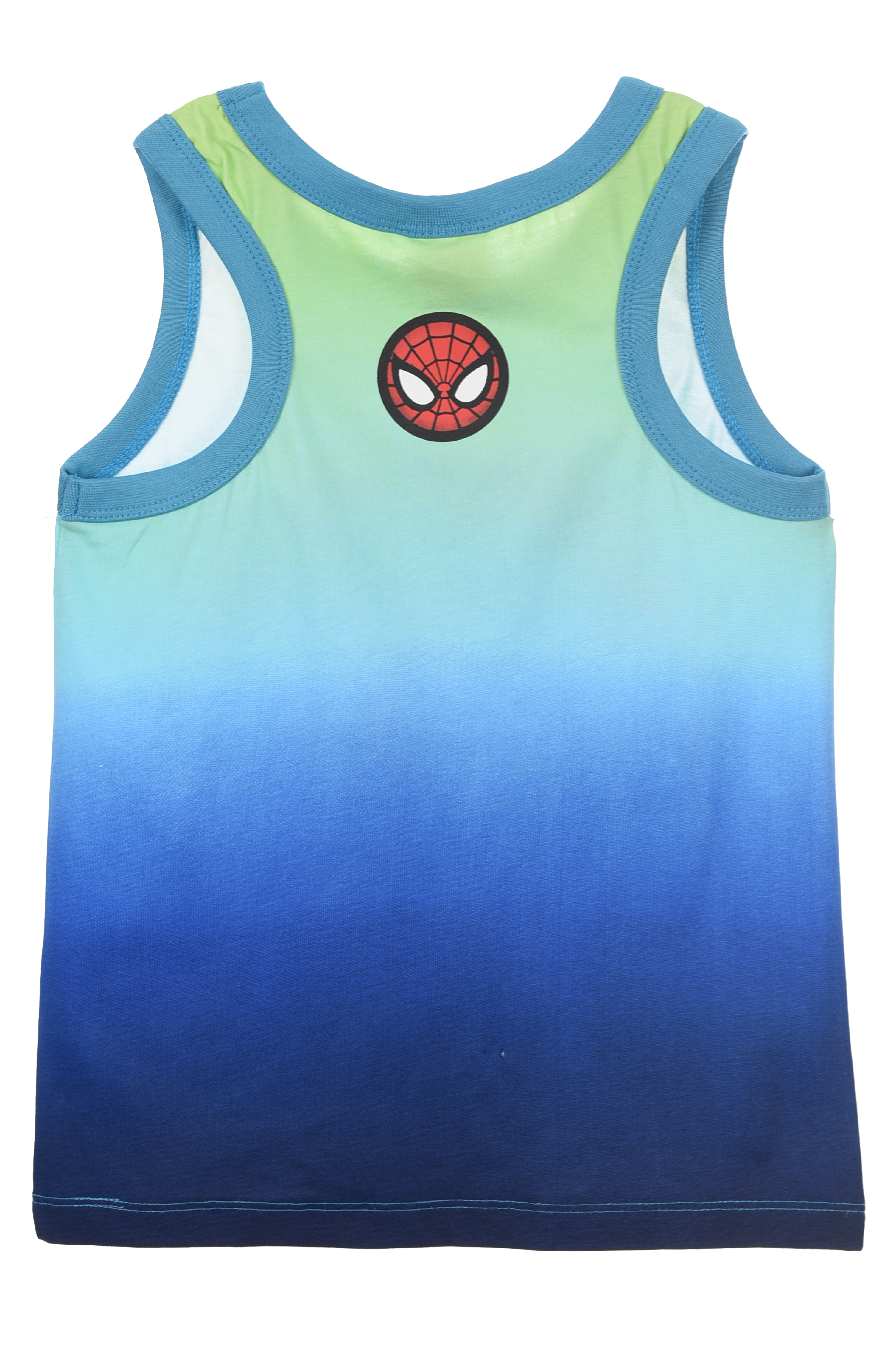 Canotta Spiderman MARVEL Bambino Smanicata 100% Cotone con Stampa Frontale - Ez10126turchese