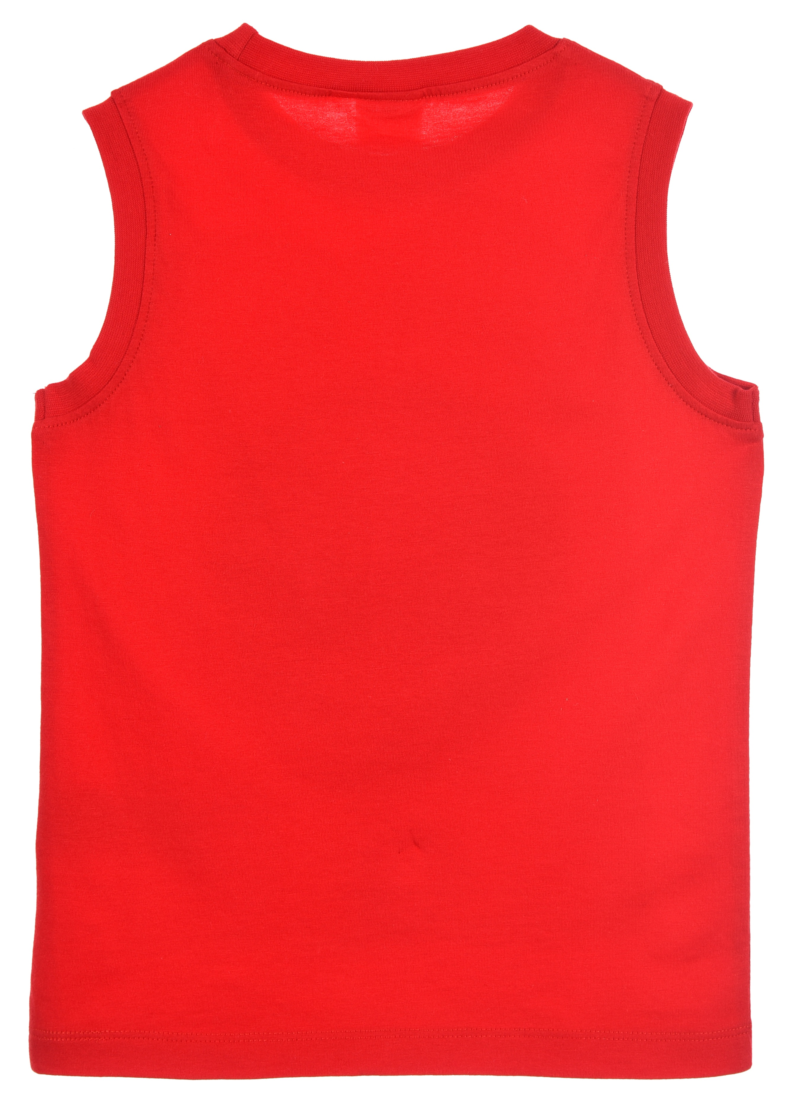 Canotta Spiderman MARVEL Bambino Smanicata 100% Cotone con Stampa Frontale - Ez10129rosso