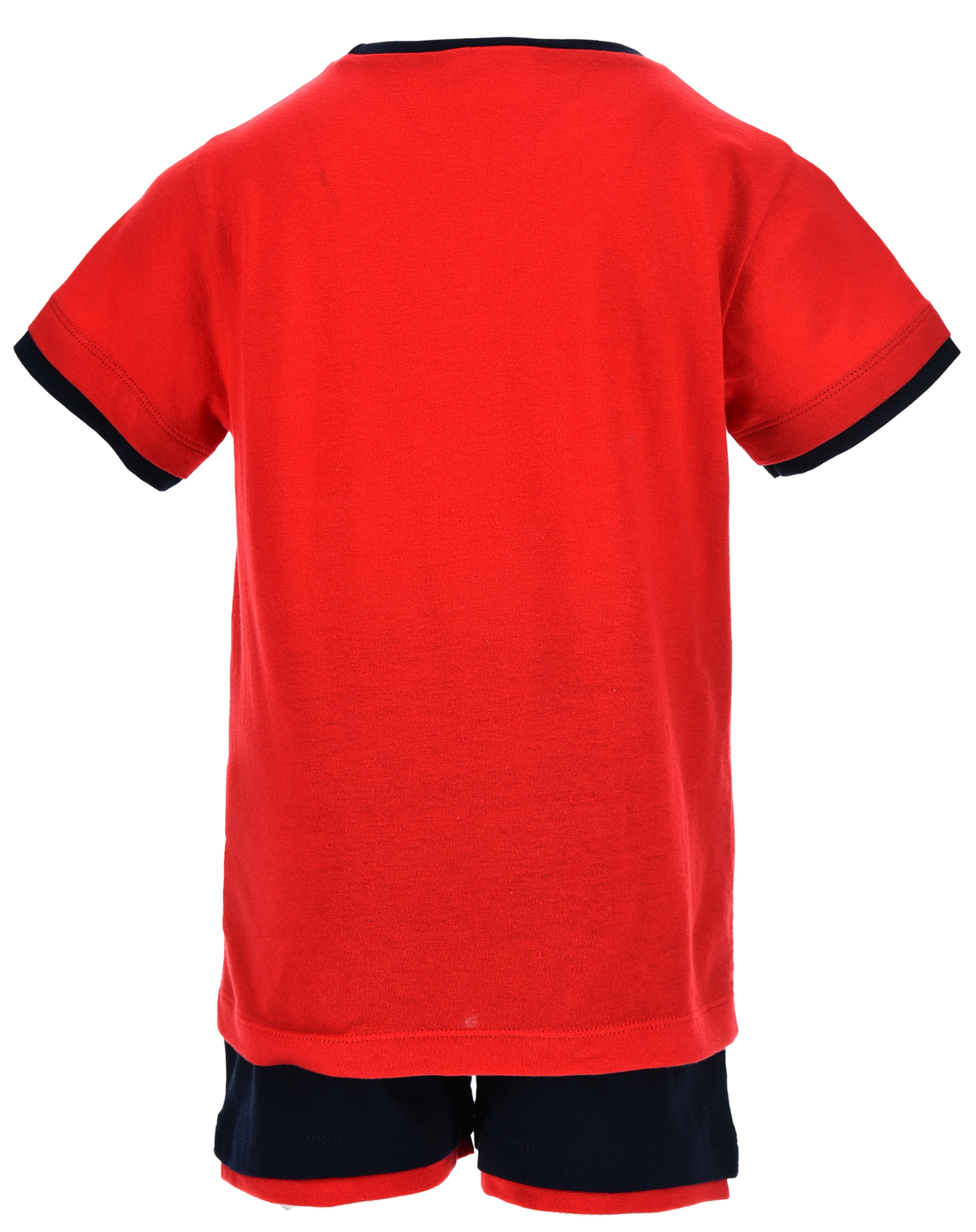 Completo Spiderman MARVEL 2 Pezzi T-Shirt e Bermuda in Cotone Bambino - Ez10223rosso