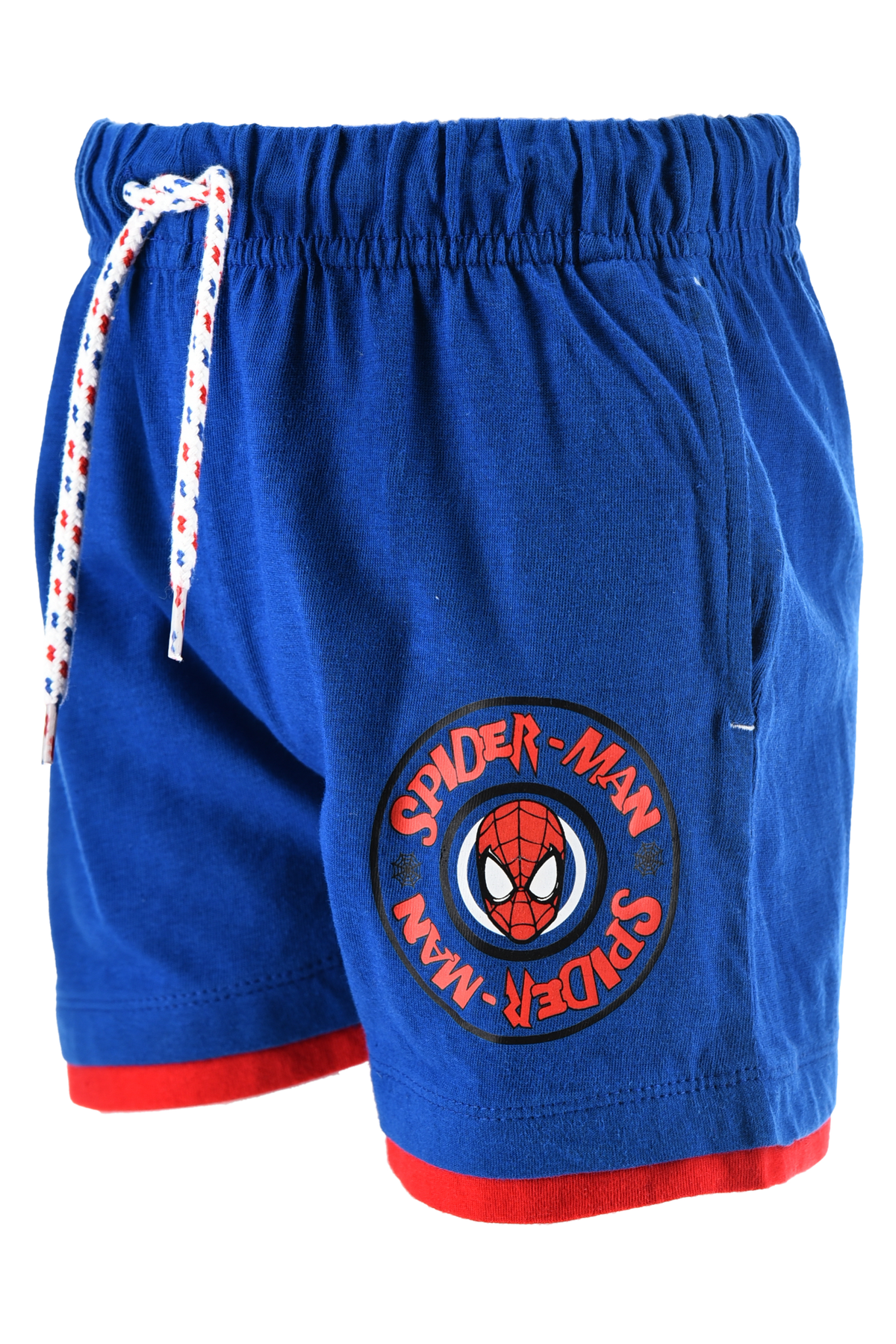 Completo Spiderman MARVEL 2 Pezzi T-Shirt e Bermuda in Cotone Bambino - Ez10223bianco