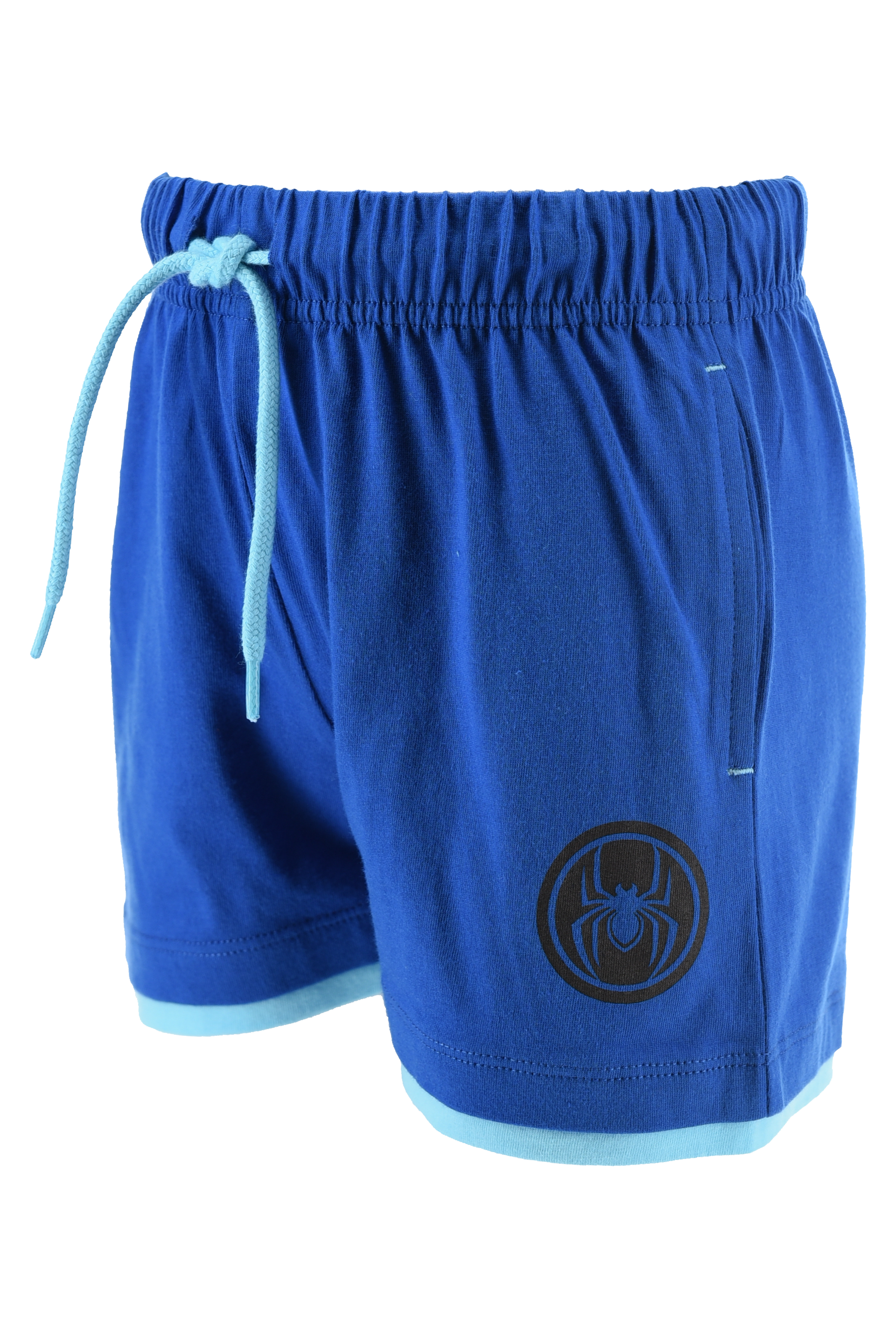Completo Spiderman MARVEL 2 Pezzi Canotta e Bermuda in Cotone Bambino - Ez10133azzurro