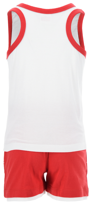 Completo Spidey MARVEL 2 Pezzi Canotta e Bermuda in Cotone Bambino - Ez10159bianco