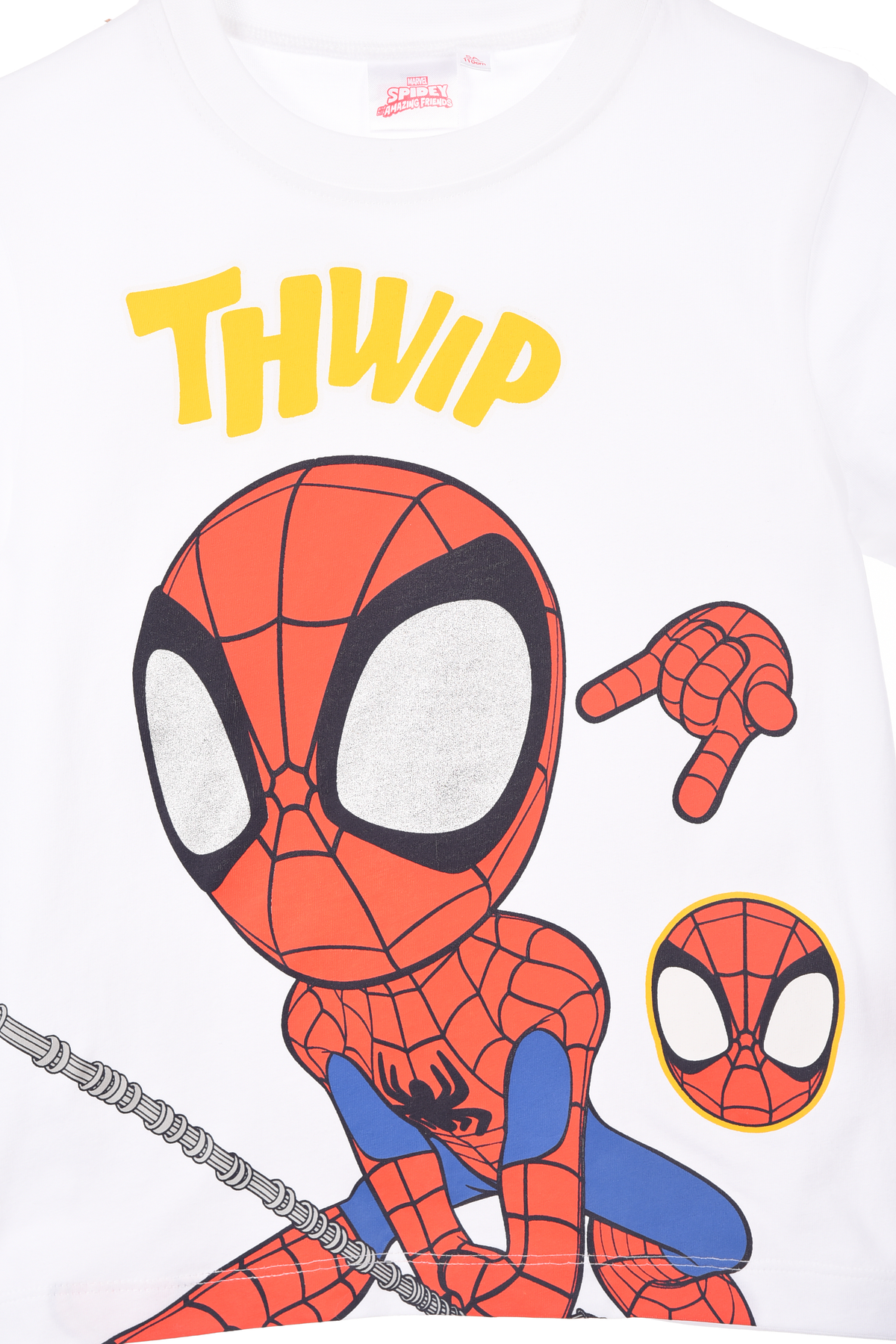 T-Shirt Spidey MARVEL Maniche Corte Maglietta 100% Cotone Bambino - Ez10160bianco