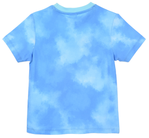 T-Shirt Avengers MARVEL Maniche Corte Maglietta Tie-Dye 100% Cotone Bambino - Ez10151azzurro