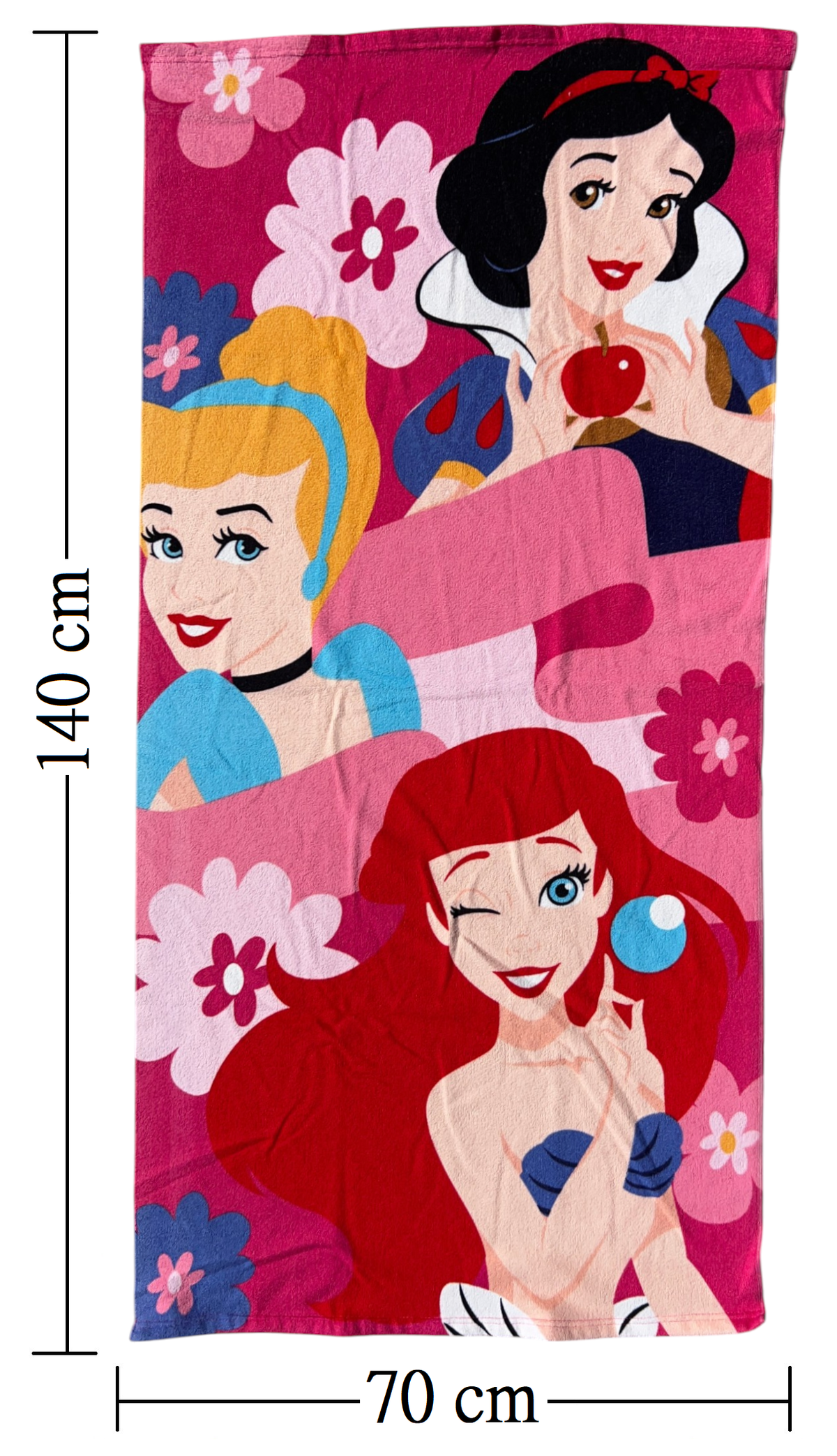 Telo Mare Principesse DISNEY Asciugamano per Bambini in Microfibra CM 140x70 - Pri2093