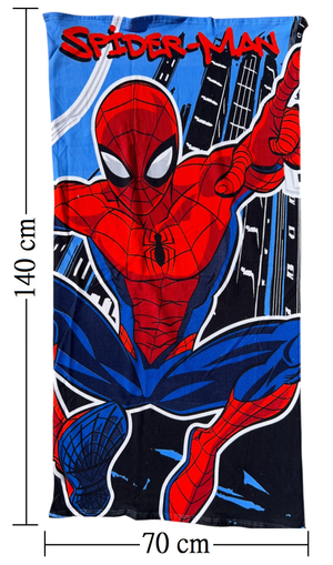 Telo Mare Spiderman MARVEL Asciugamano per Bambini in Microfibra CM 140x70 - Spm2098