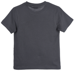 T-Shirt Pikachu Pokémon Maniche Corte Maglietta 100% Cotone Bambino - Ez10112grigio