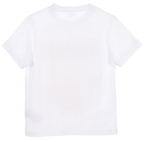 T-Shirt Pikachu Pokémon Maniche Corte Maglietta 100% Cotone Bambino - Ez10112bianco