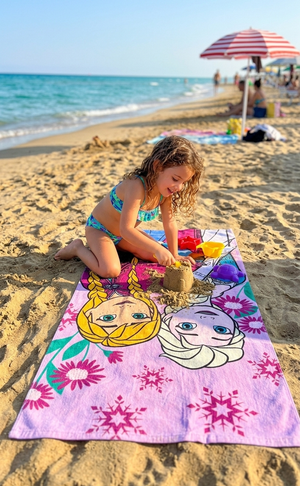 Telo Mare Frozen DISNEY Asciugamano per Bambini in Microfibra CM 140x70 - Fro2082