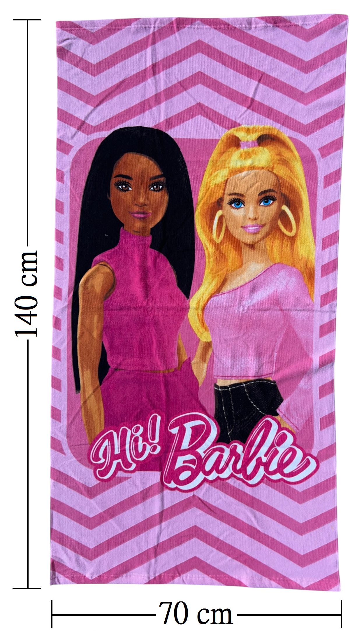 Telo Mare Barbie Mattel Asciugamano per Bambini in Microfibra CM 140x70 - Bar2087