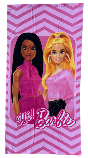 Telo Mare Barbie Mattel Asciugamano per Bambini in Microfibra CM 140x70 - Bar2087