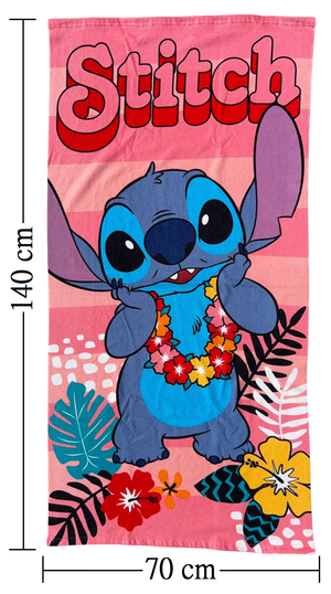 Telo Mare Stitch DISNEY Asciugamano per Bambini in Microfibra CM 140x70 - Sti1719