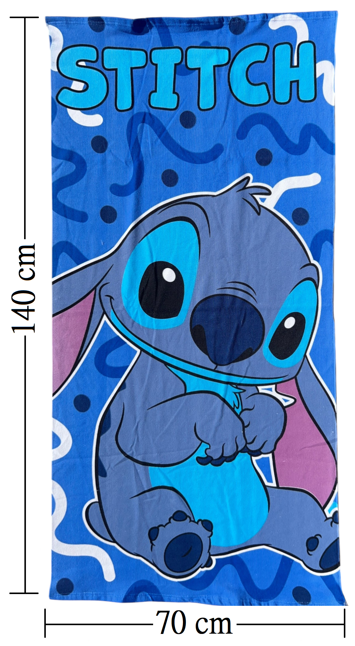 Telo Mare Stitch DISNEY Asciugamano per Bambini in Microfibra CM 140x70 - Sti2072