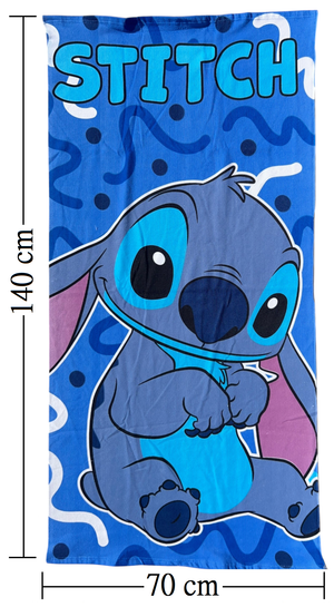 Telo Mare Stitch DISNEY Asciugamano per Bambini in Microfibra CM 140x70 - Sti2072