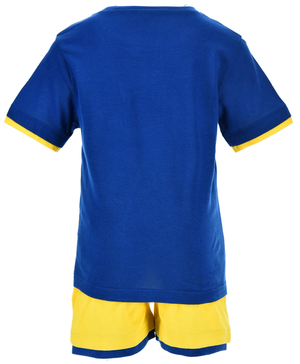 Completo Pikachu Pokémon 2 Pezzi T-Shirt e Bermuda in Cotone Bambino - Ez10225blu