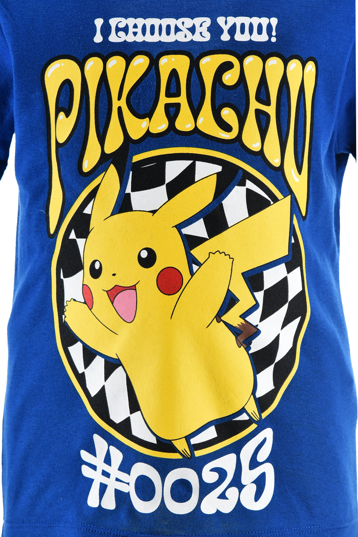 Completo Pikachu Pokémon 2 Pezzi T-Shirt e Bermuda in Cotone Bambino - Ez10225blu