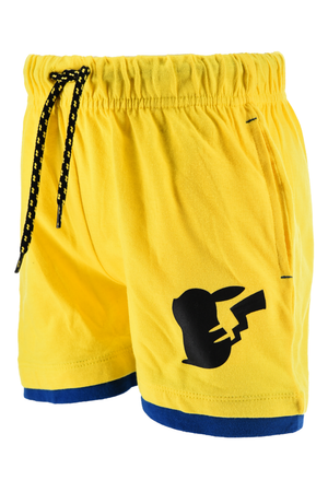Completo Pikachu Pokémon 2 Pezzi T-Shirt e Bermuda in Cotone Bambino - Ez10225blu