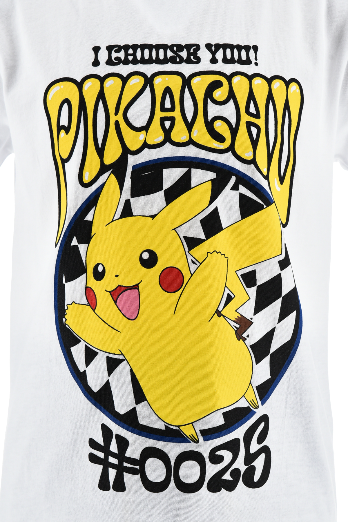 Completo Pikachu Pokémon 2 Pezzi T-Shirt e Bermuda in Cotone Bambino - Ez10225bianco