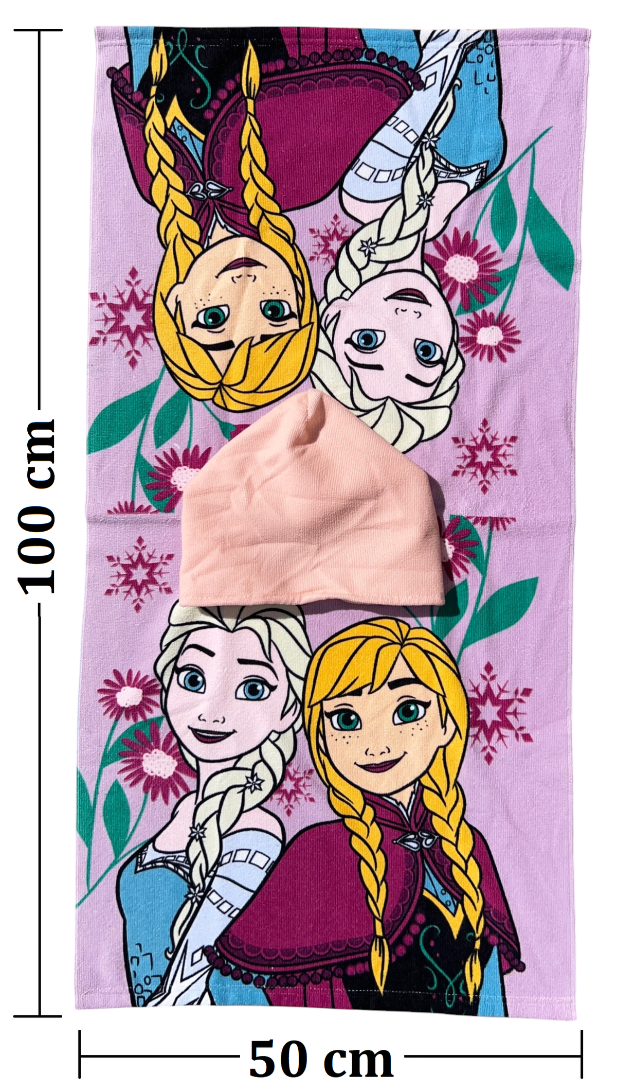Poncho Mare Frozen DISNEY 100 X 50 CM Accappatoio per Bambini 100% Pl - Fro2085