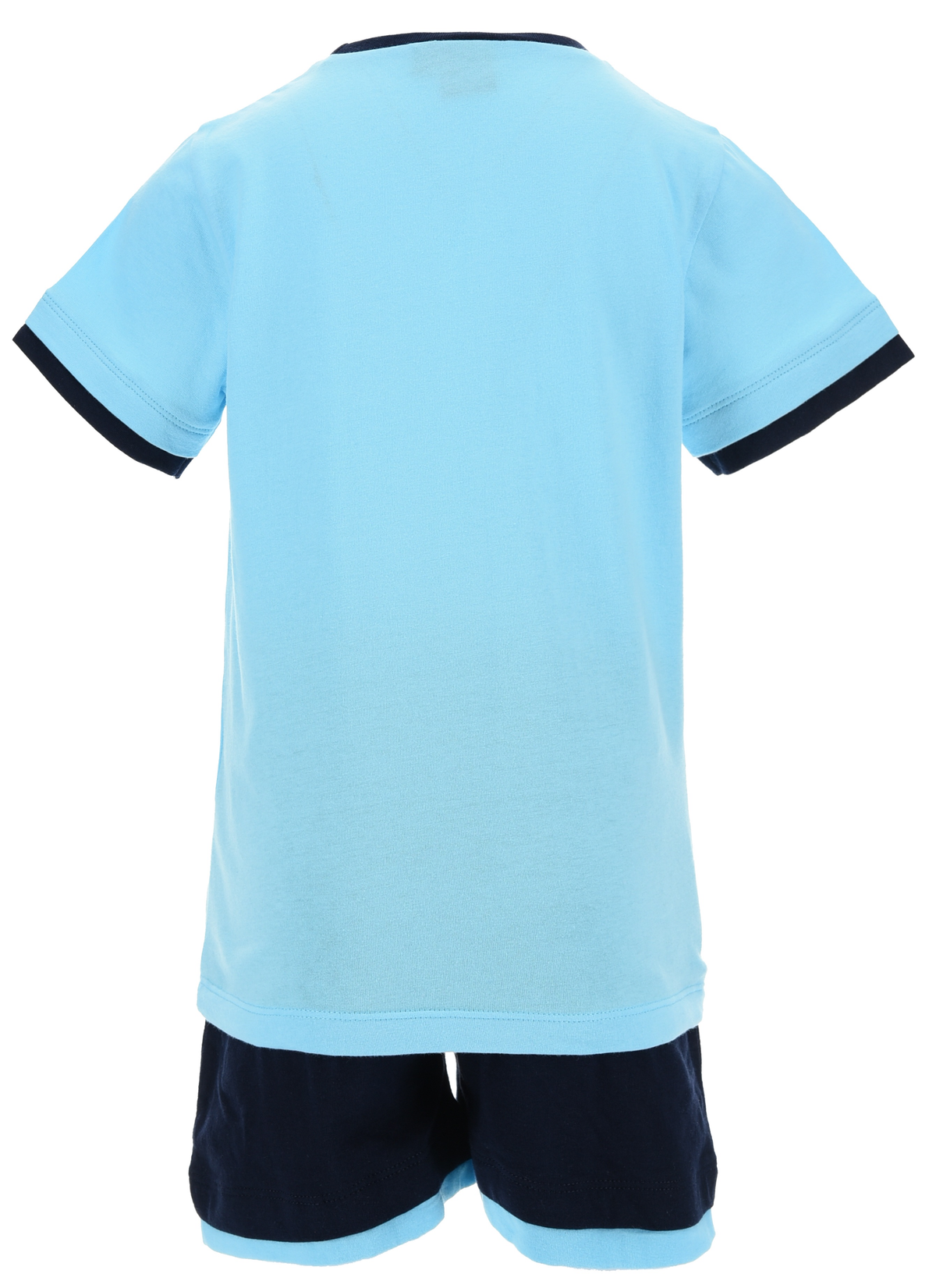 Completo Sonic the Hedgehog 2 Pezzi T-Shirt e Bermuda in Cotone Bambino - Ez10226azzurro