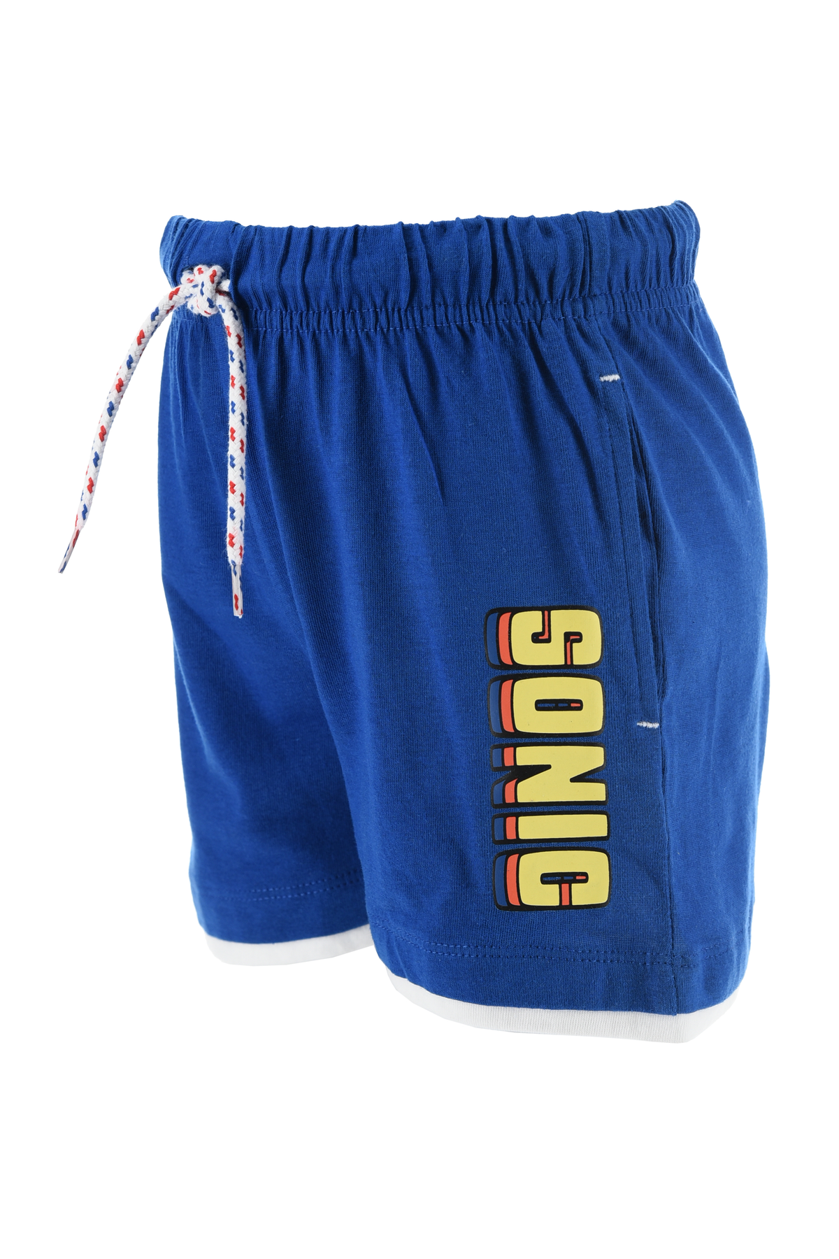 Completo Sonic the Hedgehog 2 Pezzi T-Shirt e Bermuda in Cotone Bambino - Ez10226bianco