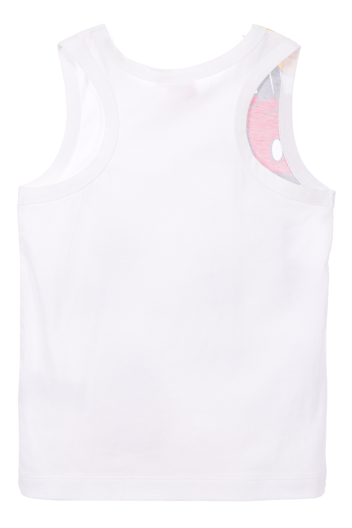 Canotta Topolino DISNEY Bambino Smanicata 100% Cotone con Stampa Frontale - Ez10158bianco